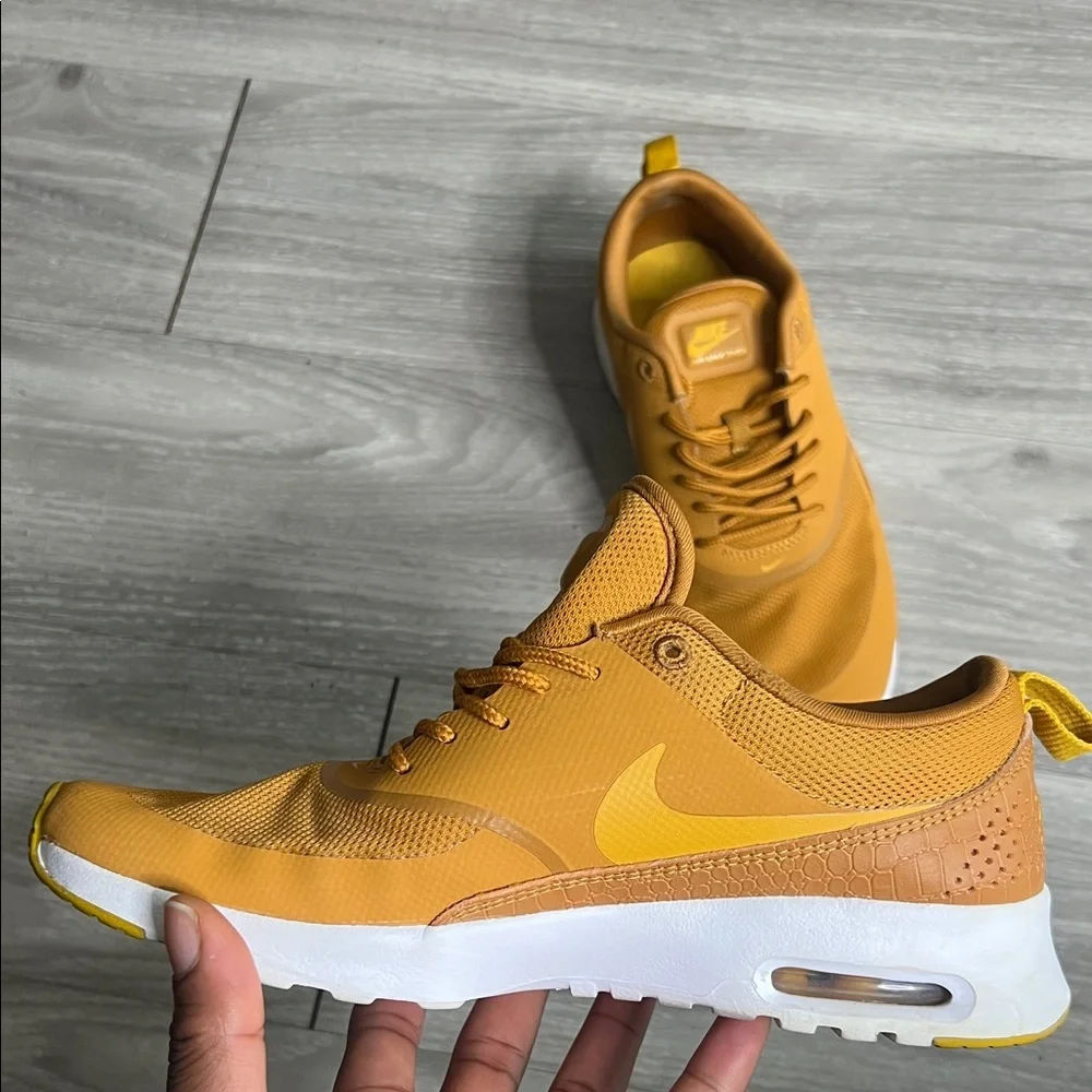 Nike Air Max Thea Mustard Yellow Sneakers